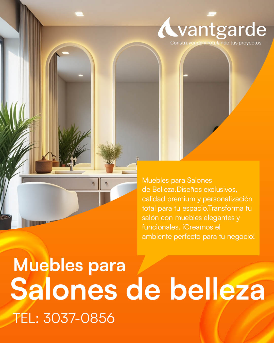 Muebles para salones de belleza