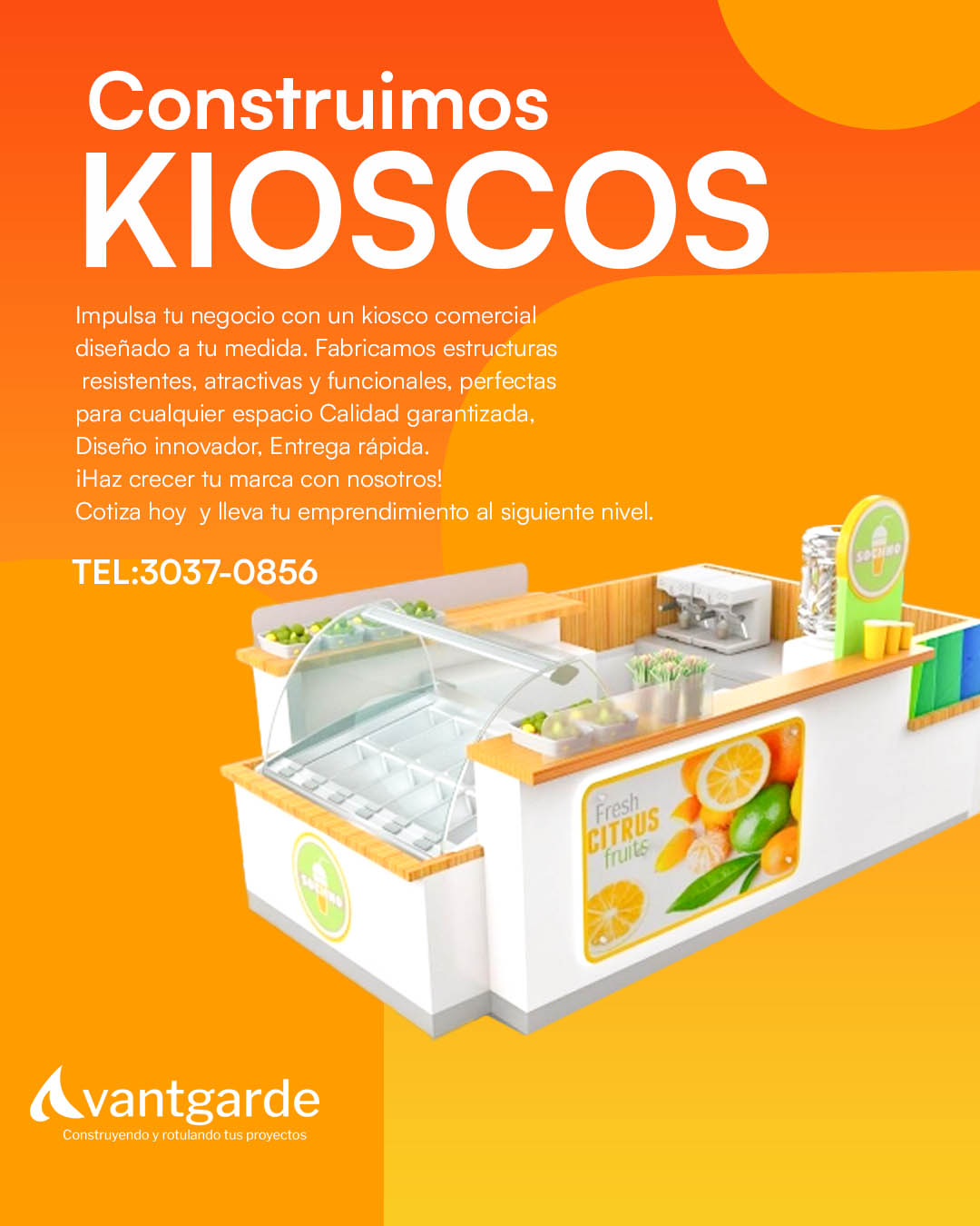 Fabricamos kioscos de calidad